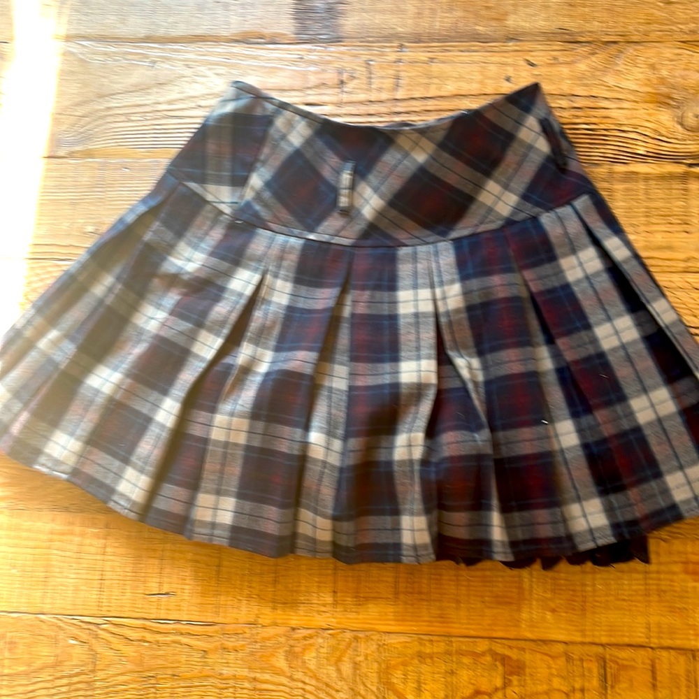 Gothic plaid skirt